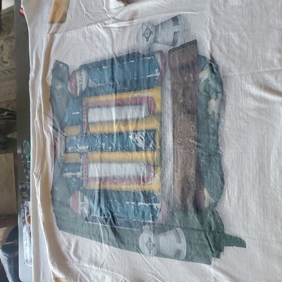 Disney Parks Star Wars Boba Fett Armor SS Sz. XL Shirt Men's - Picture 4 of 6